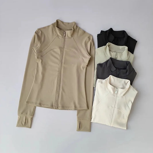 Quick-Dry Long Sleeve Women's Sports Jacket